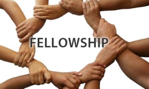 why should we fellowship together.